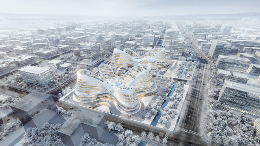 雄安建筑設(shè)計大賽城市公共管理與服務(wù)類（專業(yè)組）二等獎 融合藝術(shù)與功能的文藝創(chuàng)作